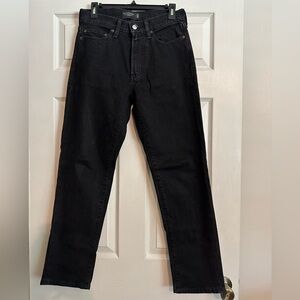 Abercrombie & Fitch Men's Black Straight Jeans